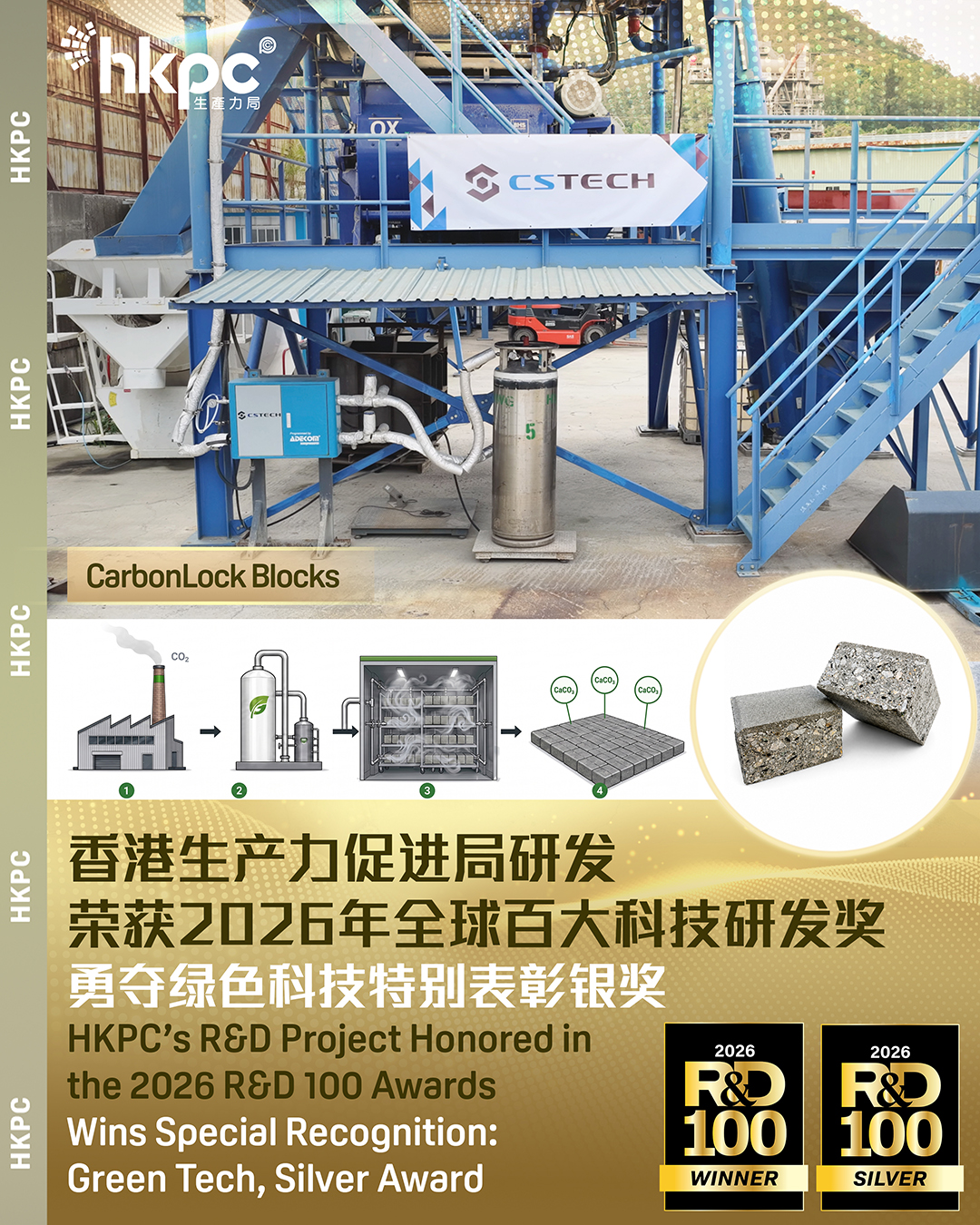香港生產力促進局再次揚威國際舞台！創科成果勇奪「2026 R&D 100 Awards」