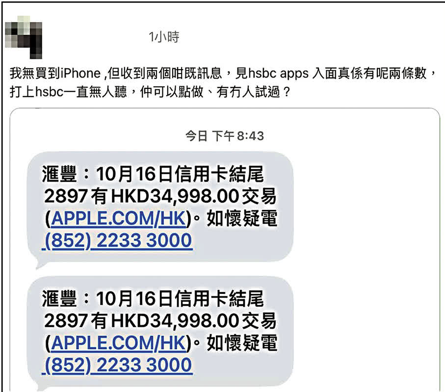iPhone Duo預購盜用信用卡案件 受害人上升至130人涉款500萬元